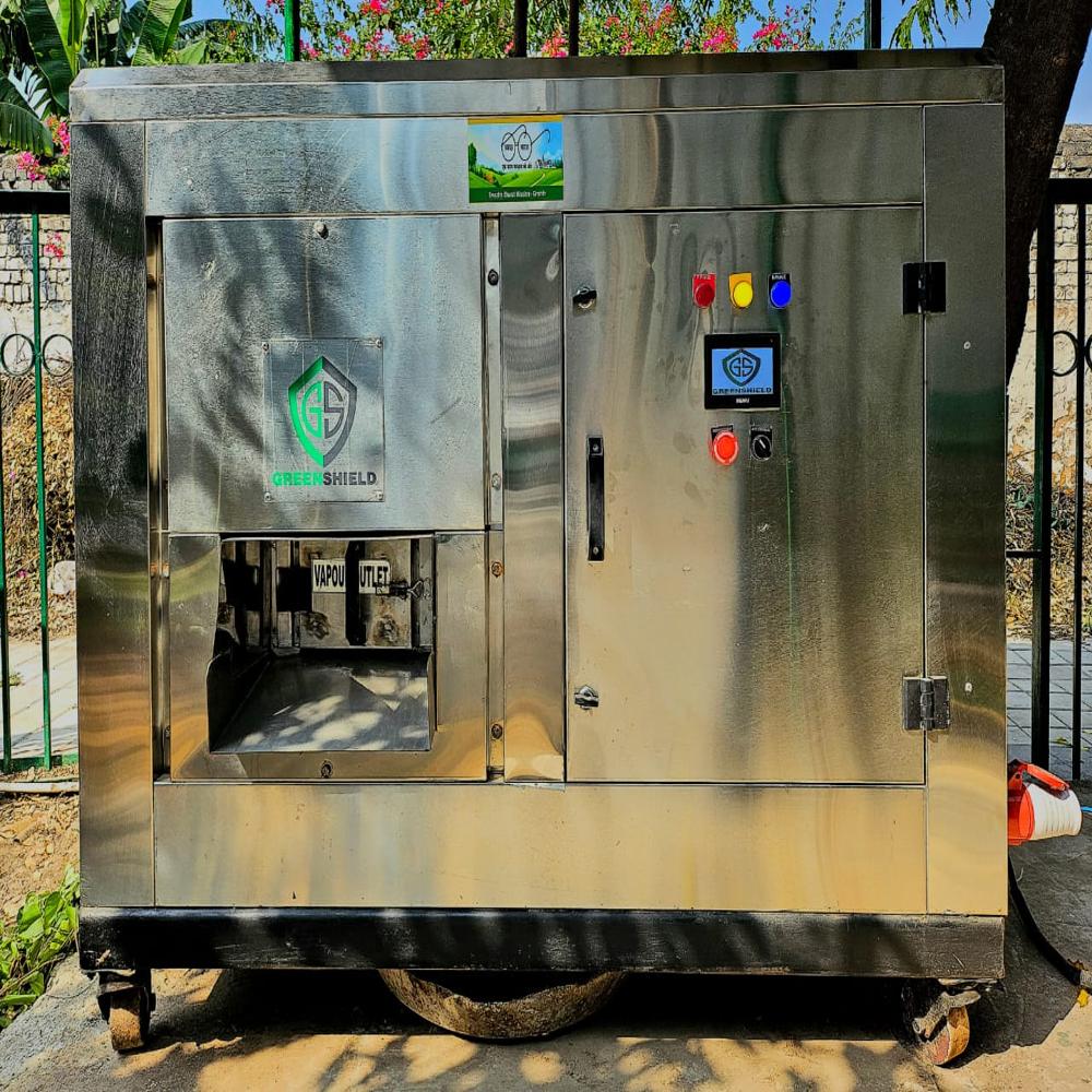 Greenar Automatic Food Waste Composting Machine - SS-304 Inner Chamber, Fully Automatic Design | Cost Effective, Maintenance-Free, 24-Hour Fertile Compost Production