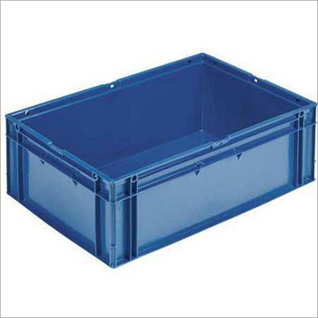 Blue Stackable Plastic Crates