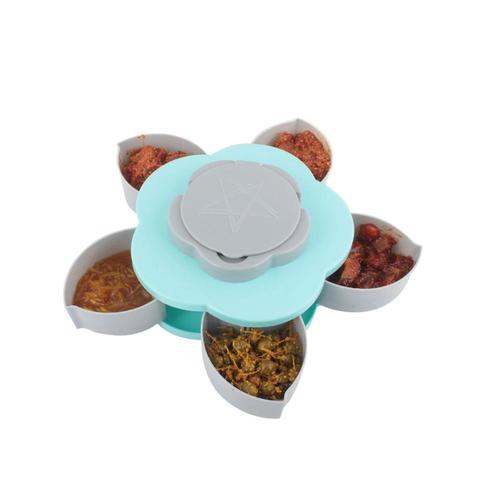 706 Smart Candy Box Serving Rotating Tray Spice Storage