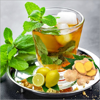Ginger, Mint And Lemon Green Tea Antioxidants