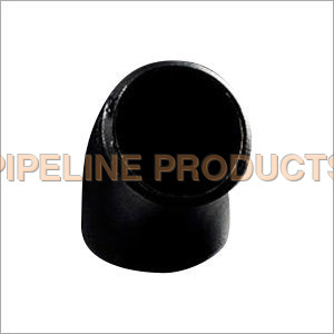 Black 45 Degree Ms Seamless Elbow