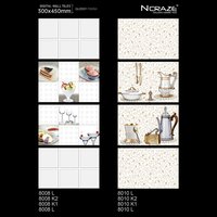 300x 450mm Printed Kitchen Wall Tiles