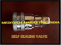 Self Sealing Valve - Brass Bs249, 300 Grams | Bright/dull Chrome Plating, Color Coding For Easy Identification, Ideal For Medical Gas Pipeline