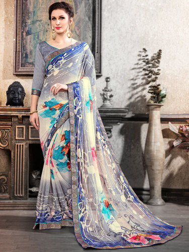 All Chiffon Saree