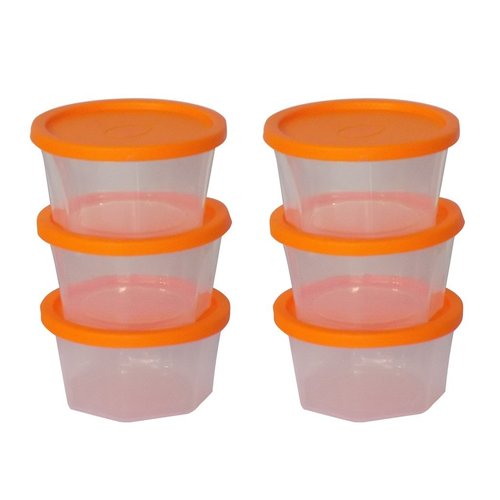 171 Plastic Container Set, 200ml, Set of  By DEODAP INTERNATIONAL PRIVATE LIMITED