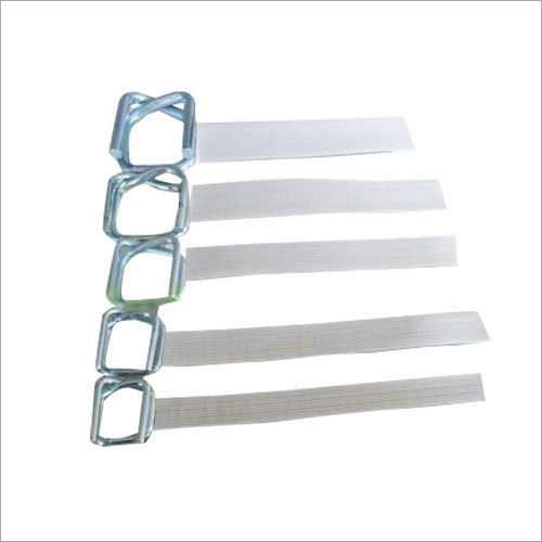 Buckle Strapping Cordstrap - Polyester Material | White Color Plain Pattern Up to 90% Joint Efficiency Versatile Sizes & Strengths