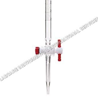 Burette with glass