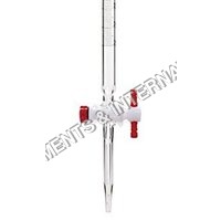 Burette with glass