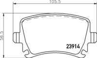 8DB 355 010-601 - Audi RR Brake Pad