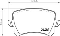 8DB 355 013-331 - Audi RR Brake Pad