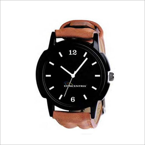 Black And Brown Mens Designer Wrist Watch