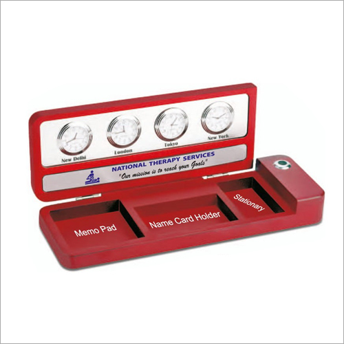Foldable Destop Organizer World Time Clock
