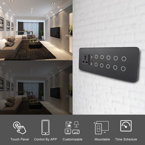 10 Switch Touch Panel Application: Home
