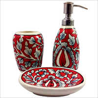 Ceramic Bathroom Accessories Set