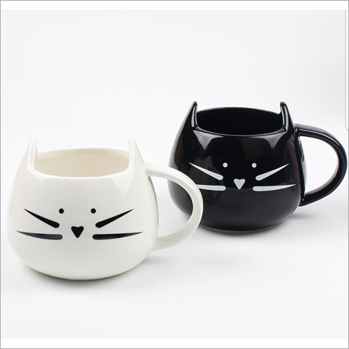 Printed Coffee Mug Handle Material: Ceramic