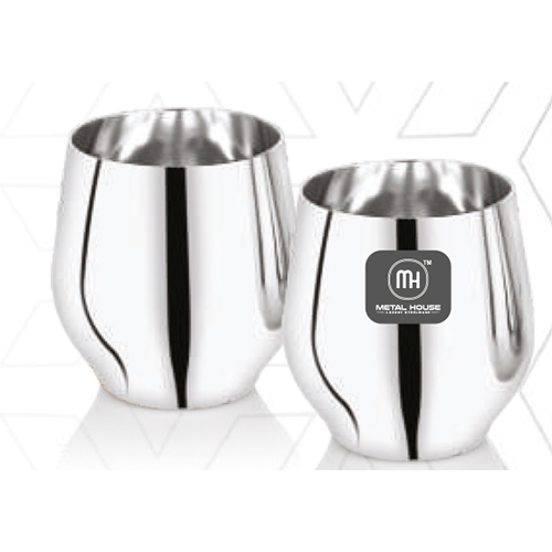 Stainless steel drinking Glass