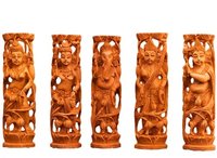 Brown Wooden Dody Figure