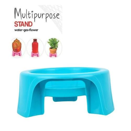 Blue 732 Multipurpose Unbreakable Plastic Matka Stand/Pot Stand