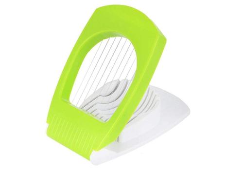 063 Premium Egg Cutter - Virgin Unbreakable Food Grade ABS, Multicolor | Comfortable Grip, Non-Reactive Coating, Dust Proof, 5-Year Warranty, Perfect Apple Slices