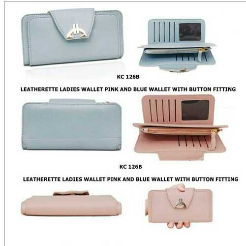 whit button ladies stylish wallet