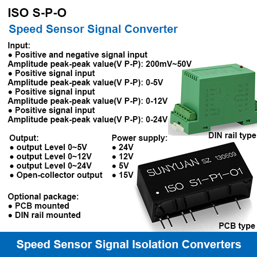 Speed Sensor Pulse Signal Isolation Transmitters