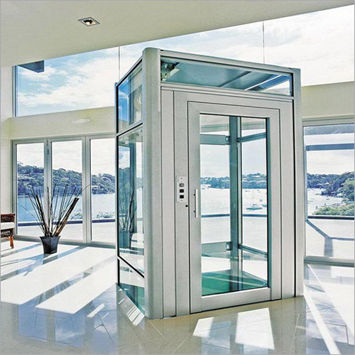 Glass Home Elevator Car Dimension: 4X4 Feet