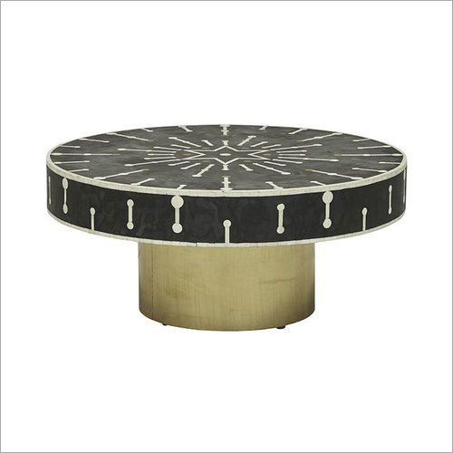 Handmade Designer Bone Inlay Coffee Table
