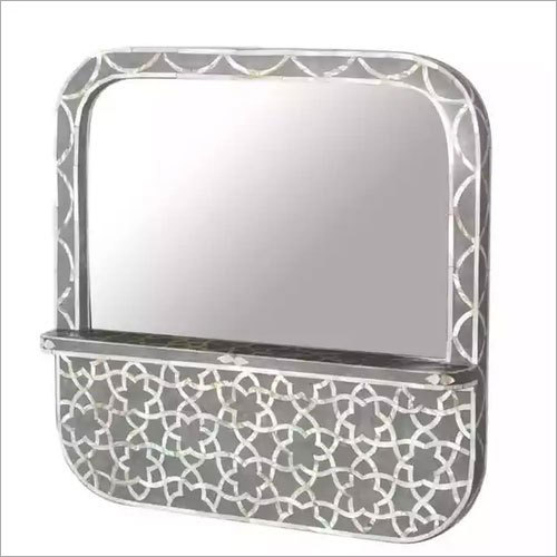 Mother Of Pearl Square Mirror Frame