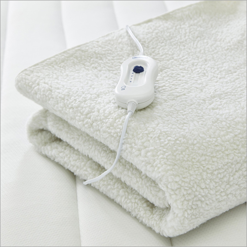White Electric Bed Warmer Blanket