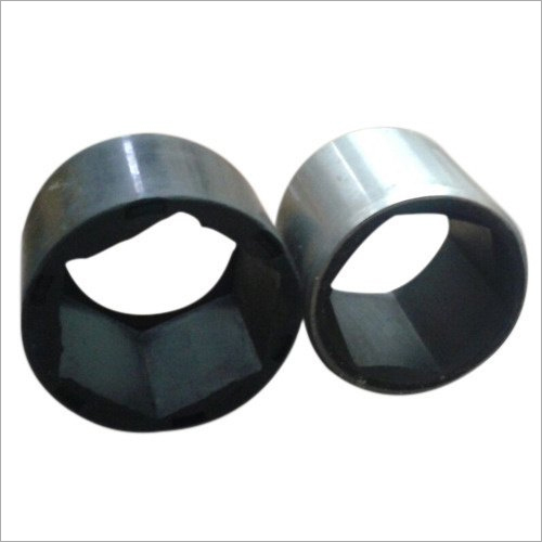 Submersible Rubber Bush - Rubber & Stainless Steel Rigid Hardness Black & Silver Colors Custom Size for Submersible Pump Applications