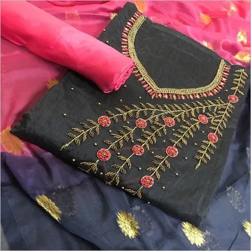 All Chanderi Cotton Dress Materials