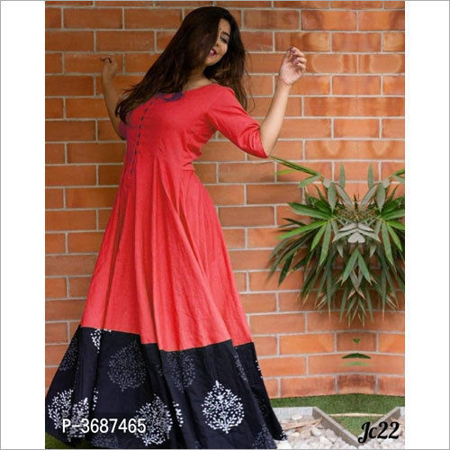 Washable Ladies Long Gown