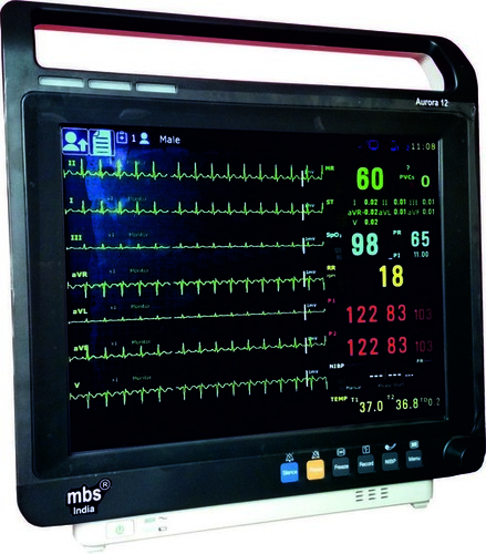 Aurora 12 Multi Parameters Patient Monitor - Color Code: Black And White