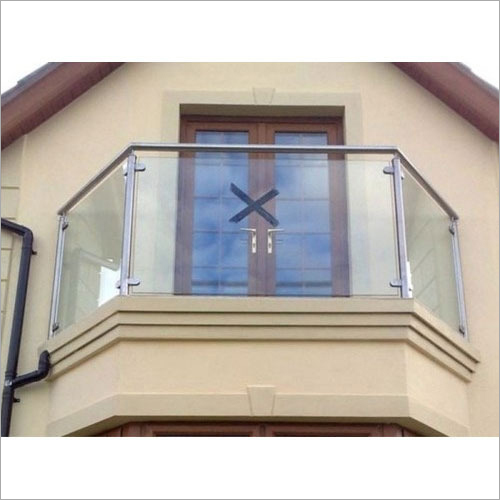 SS Glass Balcony Railing
