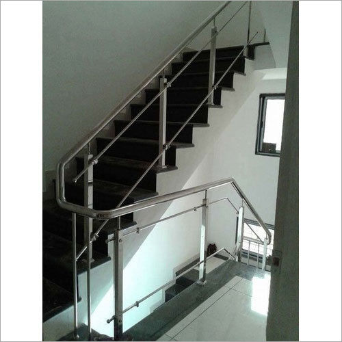 Polished Glass Stainless Steel Railing