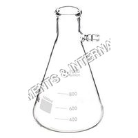 Filter Flask Bolt Neck - Borosilicate Glass, 250-2000 Ml, Transparent | Bolt Neck, Vacuum Resistant, Autoclavable, Chemical Resistant
