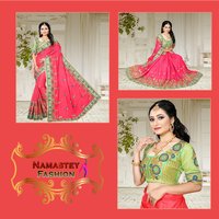 Namastey Fashion Latest Designer Embroidered Party Wear Designer Saree