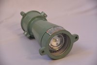 Flameproof Reaction Vessel Lamp - Die Cast Aluminum Alloy Lm6, Ip-65 Ingress Protection | 12a Dp On-off Switch, Toughened Glass E-27 Porcelain Holder, 15w Cfl/led Compatibility