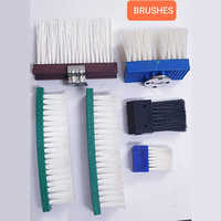 Brushes - Nylon Bristle, 25-50 Mm Length, 50-150 Mm Width, Weight 50-200 G, White Color | Ideal For Industrial Cleaning & Surface Preparation