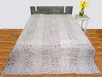 KANTHA HANDBLOCK PATCH BEDCOVER