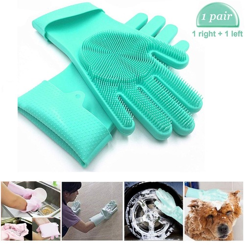 Multi-purpose silicon Cleaning Gloves