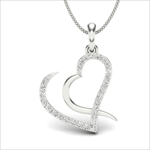 Heart Shape Silver Pendant