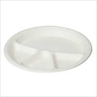 12 Inch 4 Compartment Bagasse Plate