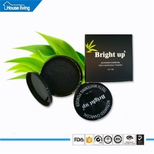 30g bright up teeth whitening natural activated coconut charcoal powder By GLOBALTRADE