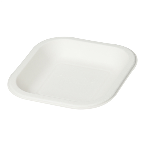 6 inch Bagasse Square Plate