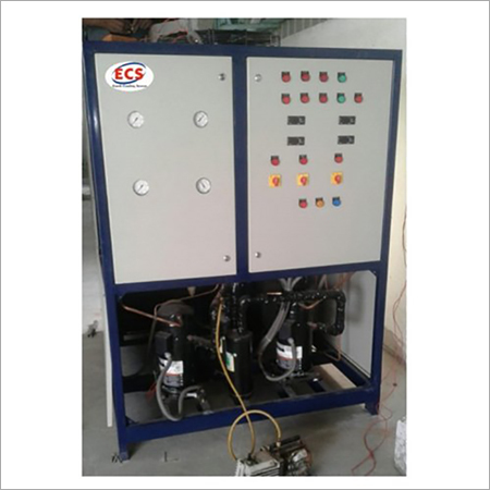 ECSC10AC - 10 TR Air Cooled DX-Type Chiller, 415 V, 6000 LPH Flow Rate, 600 kg Weight, Scroll Compressor Type