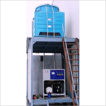 Industrial Water Chiller - 15 TR Capacity, 45000 Kcal/h, Semi-Automatic, 11250 LPH Flow, 600 kg Weight, 6x4x4 ft Dimensions, R-22 Refrigerant, Dx-Type Water-Cooled