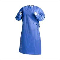 Blue Disposable Non Woven Surgical Gown