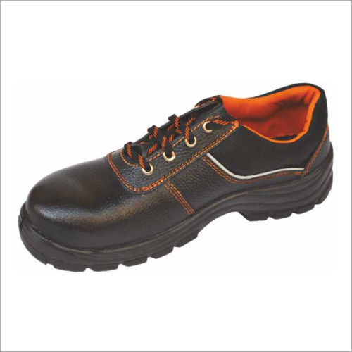 Single Density PU Safety Shoes - High-Durability Polyurethane Material , Slip-Resistant Sole and Steel Toe Protection