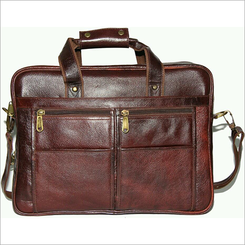 Brown Leather Laptop Bag